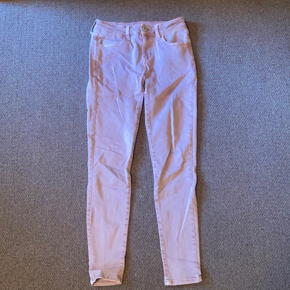 Mauve Colored American Eagle Jeans